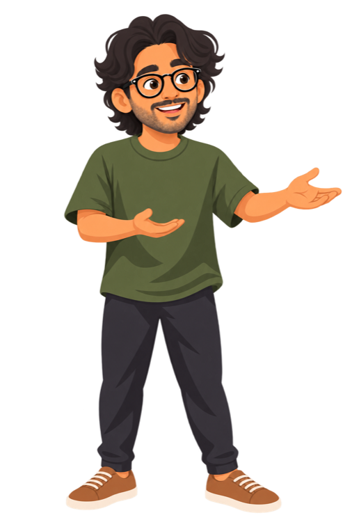 Amit, handing something over